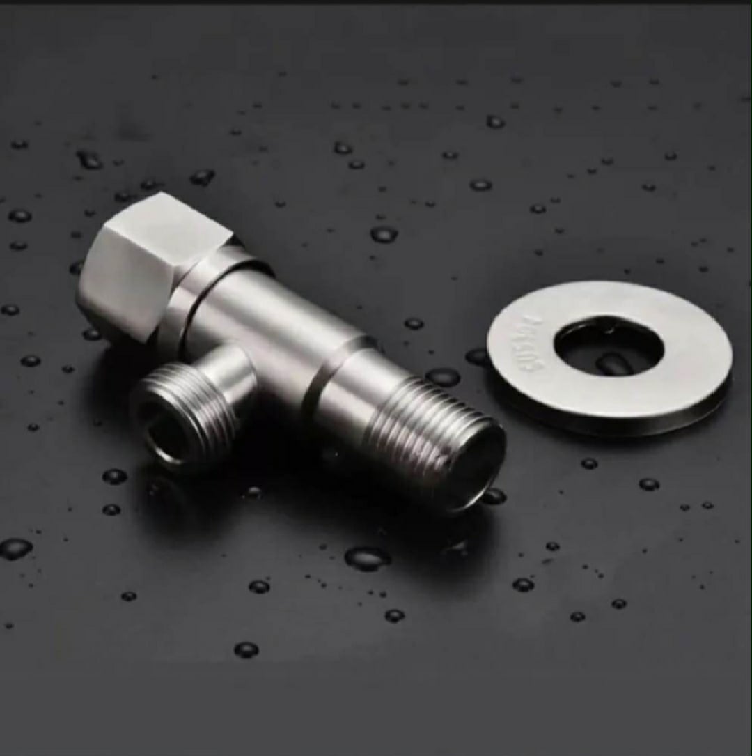 SS Angle Stop Valve / 304 Stainless steel angle stop valve - one way 1/2 inch