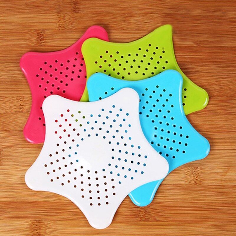 5 pcs Silica gel floor drain filter net kitchen sink lid bathroom clogging filter floor drain cover sheet 15.2cm