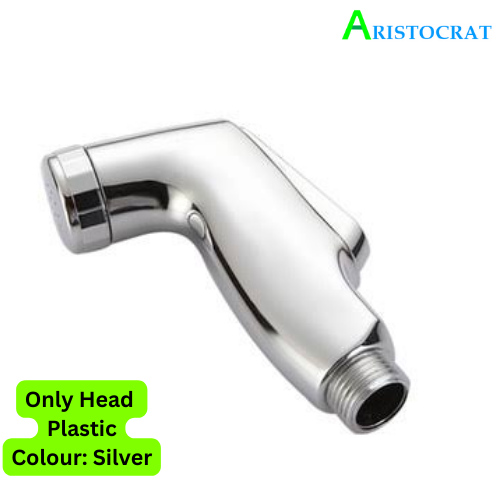 Commode Toilet Bidet Push Shower Head Sattaf Silver Colour