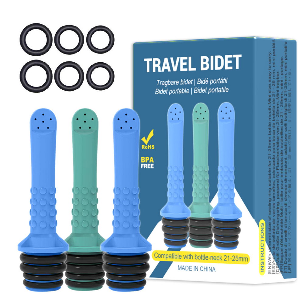 1/2Pcs Pack Portable Bidet Pipe for Toilet Universal Travel Bidet Compatible Plastic Bottle Clean Handheld Rinse machine