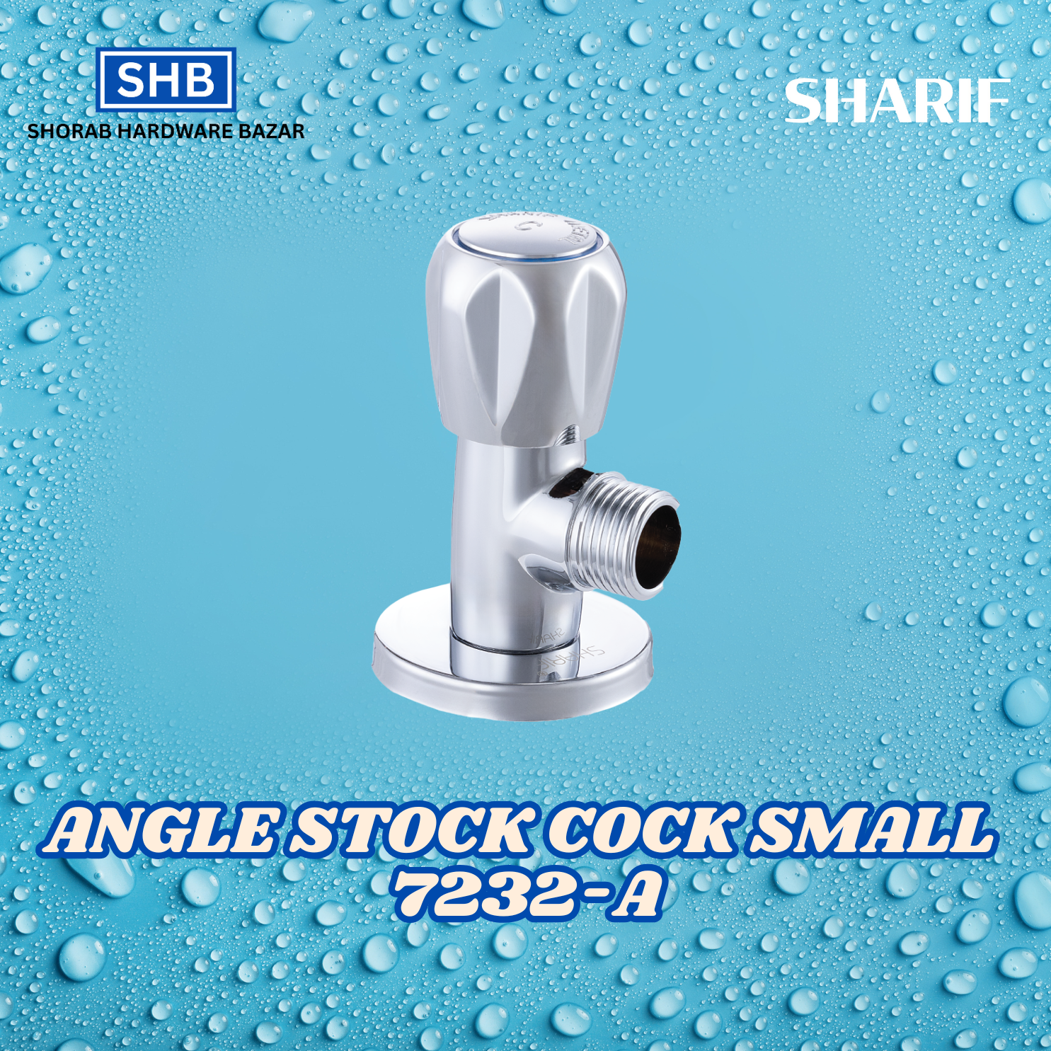 SHARIF ANGLE STOCK COCK SMALL 7232-A